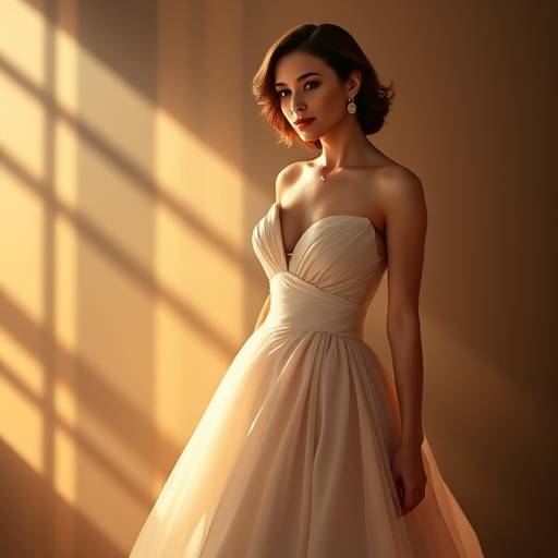 Abito elegante da sera della collezione Autunno Inverno