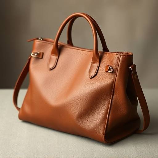 Borsa a mano in pelle di vitello marrone, lavorazione artigianale e dettagli raffinati