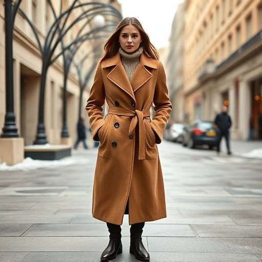 Cappotto cammello Max Mara in lana, un capo intramontabile per affrontare l'inverno con stile.