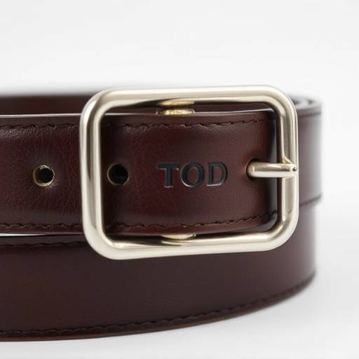 Cintura in pelle Tod's con fibbia in metallo, un dettaglio raffinato per completare il tuo outfit.