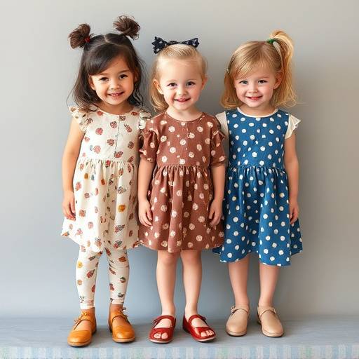 Collezione di abbigliamento per bambini elegante e confortevole