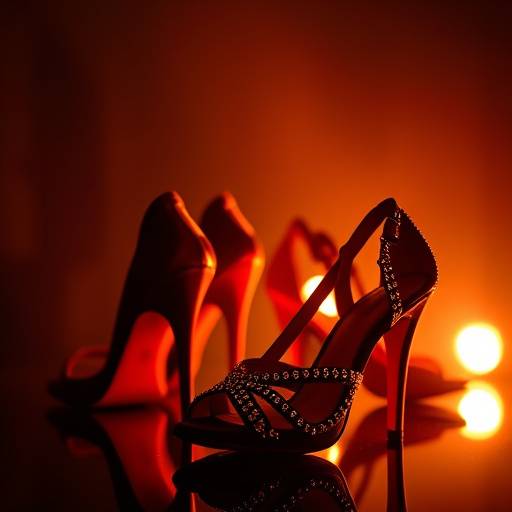 Collezione di scarpe da donna con tacchi alti