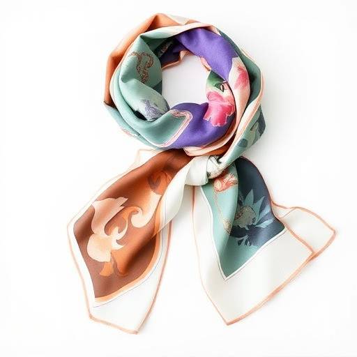 Foulard in seta Herm&radic;&reg;s con stampe artistiche, un tocco di classe per ogni outfit.