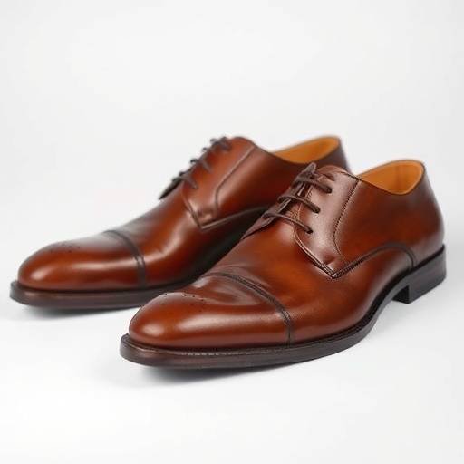 Scarpe da uomo in pelle marrone, stile classico, perfette per un look elegante